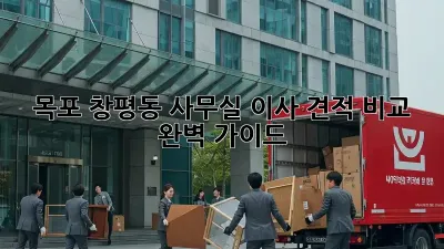 목포 창평동 사무실 이사 견적 비교: 완벽 가이드